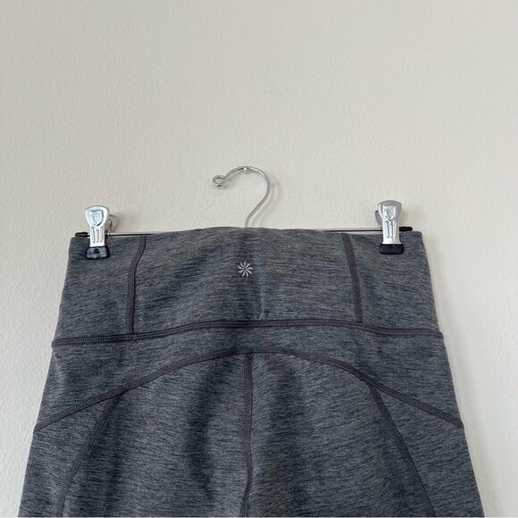 Athleta Rainier Grey Heathered High Rise Tight Leggings - Picture 8 of 11